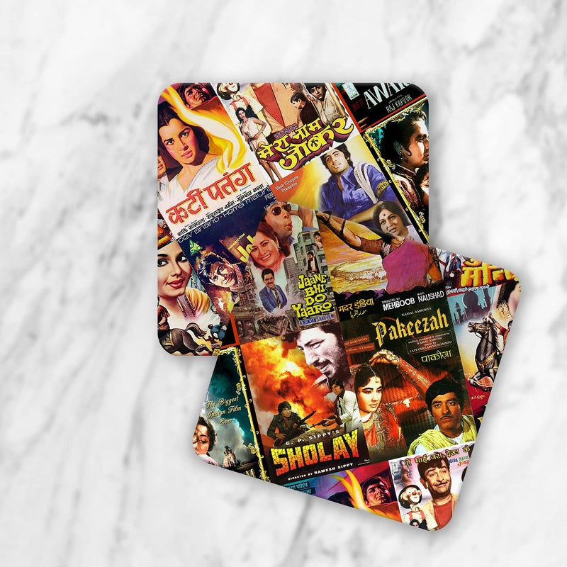 exciting Lives Bollywood Coasters: Classic Desi Indian Hindi Movies Coasters - Image 3